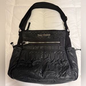 Juicy Couture Black Embossed Tote